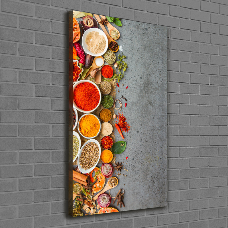 Colourful Spices - Wrapped Canvas Print