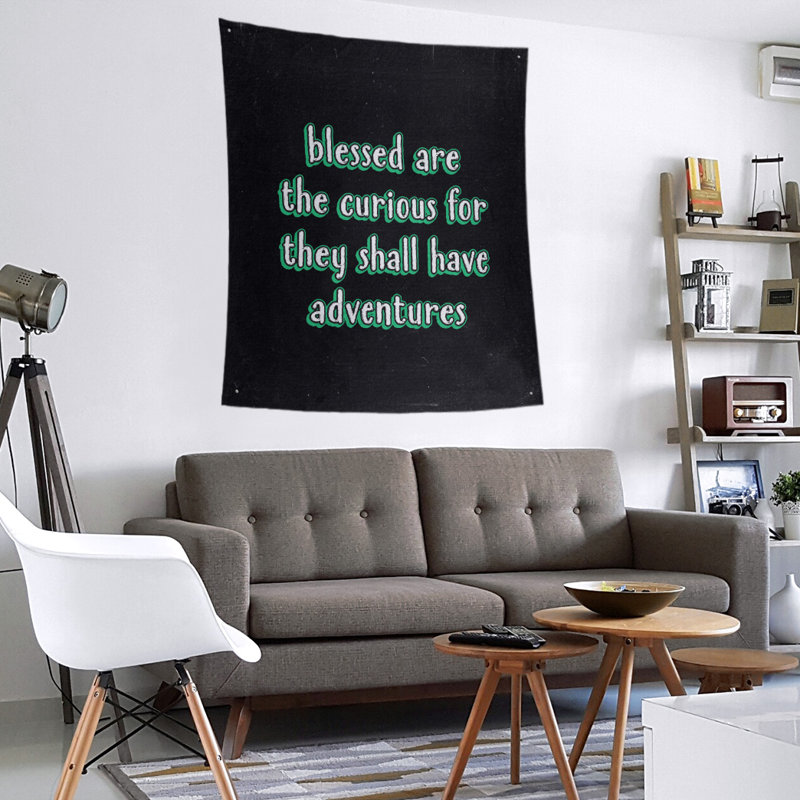 Tapisserie tableau noir en citation de polyester, H 27,5 po x l 37,5 po, Vert
