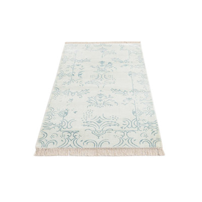 Tapis bleu clair Jennings