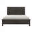 Transitional Style Wooden 1pc Panel Bed