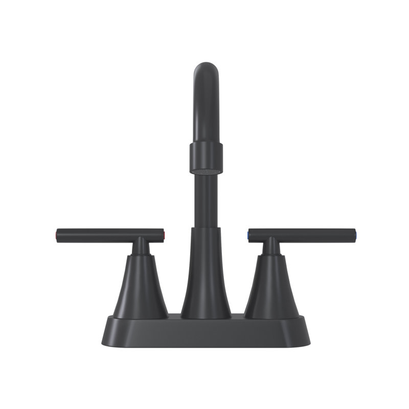 Bothwa Home 7.86" CUPC Certified 2-Handle Bathroom Sink Faucet (Matt Black), Matte Black