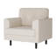 Fauteuil d'appoint avec accoudoirs de 38 po de largeur, fauteuil de lecture rembourré en lin pour le salon et le bureau-434068911