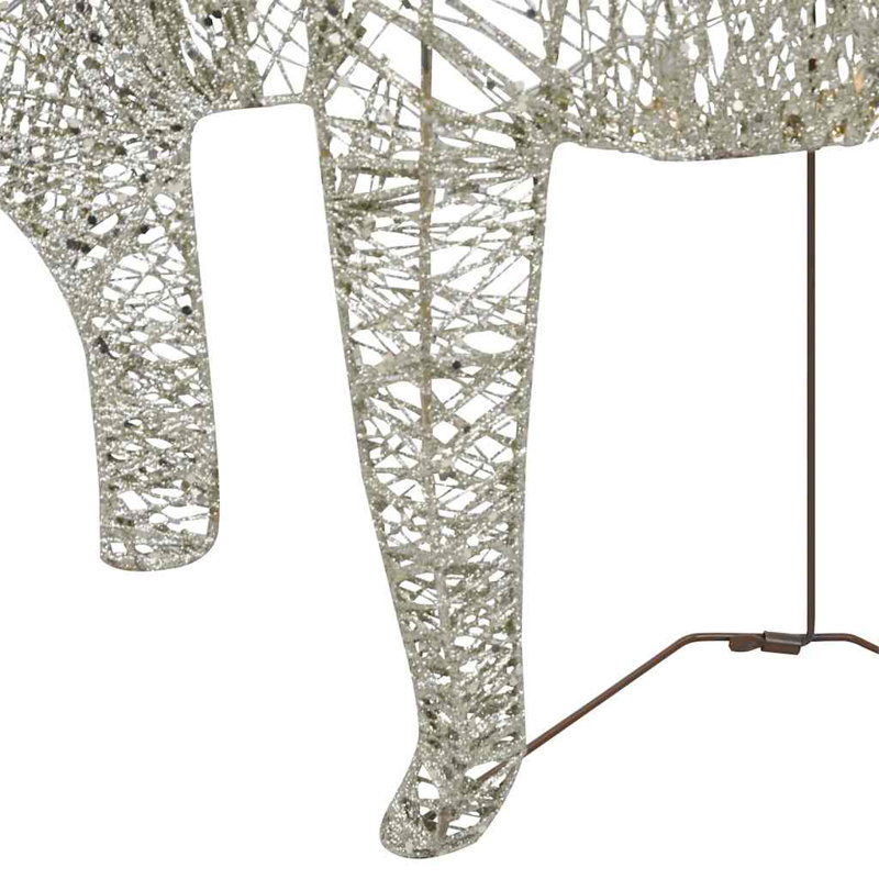Décoration de Noël renne de Noël avec lumières DEL, Or