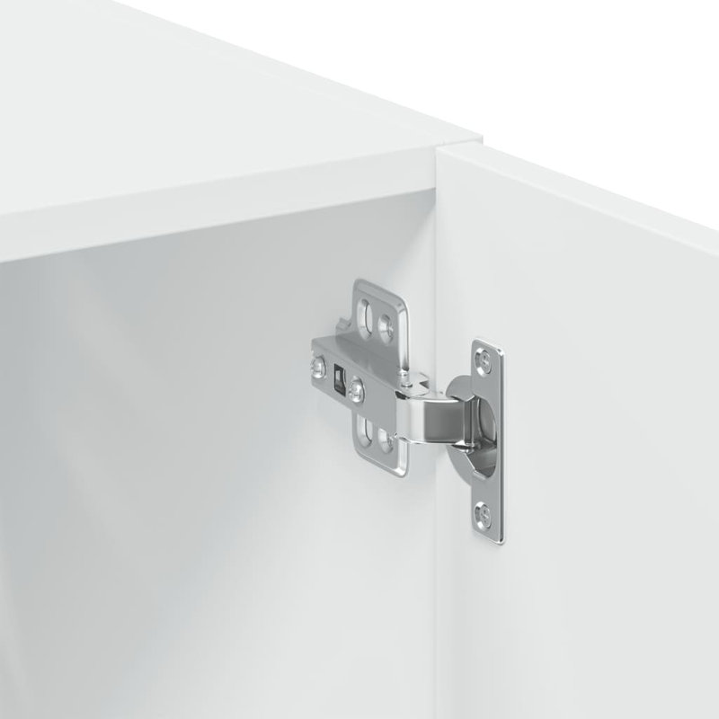 Keels 80cm Sideboard, White, 225cm H x 80cm W x 42.5cm D