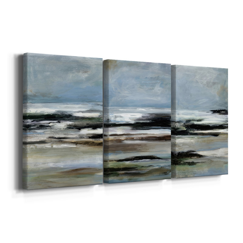 «Knowing You I», toile tendue sur mesure - 3 pièces, H 18 po x l 36 po