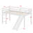 Fun Loft Bed with Slide, Ladder, and Full Safety Guardrails-129109657