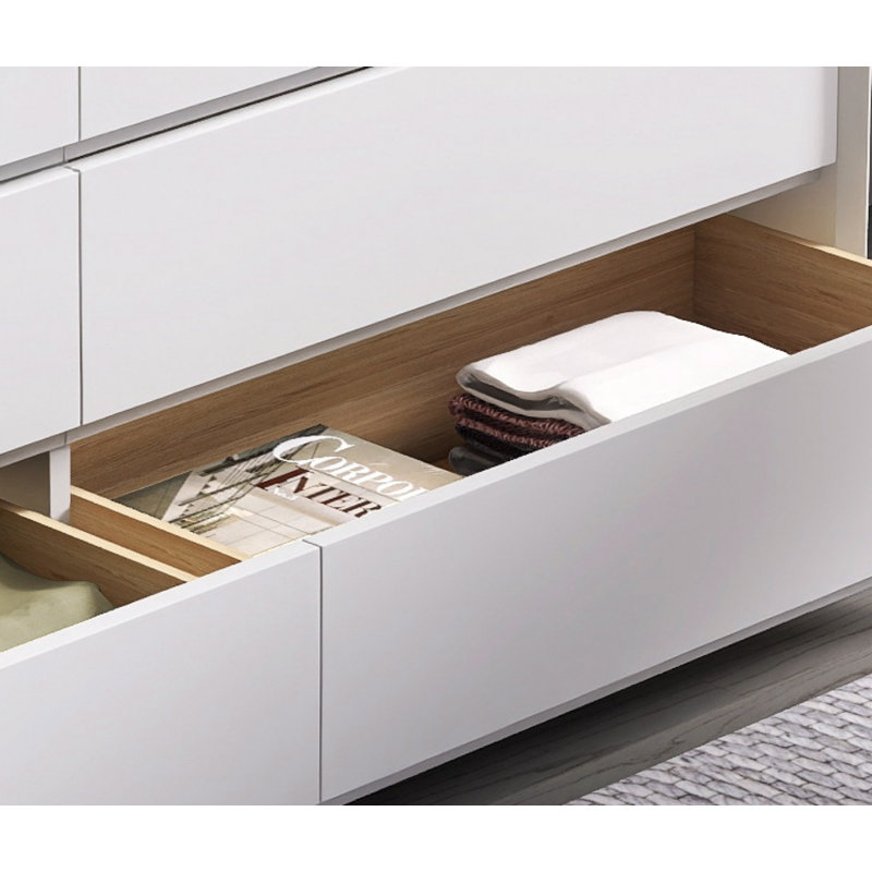 Coiffeuse moderne et simple de luxe, Blanc