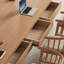 Solid wood desk with drawers Writing desk-1164843466