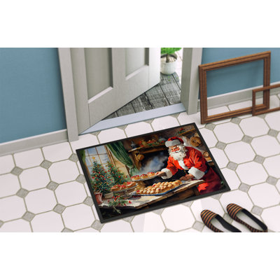 Jennelyn Non-Slip Christmas Doormat