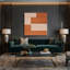 Minimalisme 32, art mural sur toile beige-1980702536