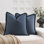 Housse de coussin en lin délavé texturé Boho Farmhouse