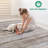 2X3 Brown Striped Area Rug, Stain-Resistant & Non-Shedding, for Living Room, Bedroom, Dining, Home Office