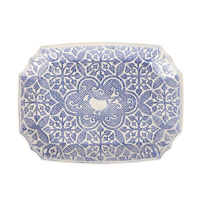 Uccello Blu Earthenware Platters