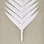 3 Rice Paper Leaves Wall Artwork - Glass Protected Indoor Decoration Art Framed Dimensional Display Only