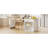 82.7 Inch Kitchen Island With Extendable Dining Table For 4-6 Person,Two-Tone Kitchen Table With Double-Sized Storage, Power Outlet, Kitchen Island With Storage 2 Drawers 2 Side Open Shelves,White-129490336-129490338