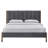 Upholstered Platform Bed-93054721-93054720