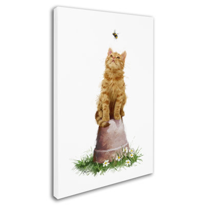 Reproduction sur toile Armand «Cat with Bee»