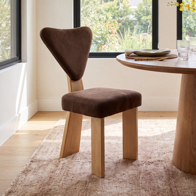 Perci Velvet Upholstered Back Side Chair