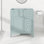 Meuble-lavabo 30 po sans lavabo, meuble-lavabo autoportant moderne avec 3 tiroirs