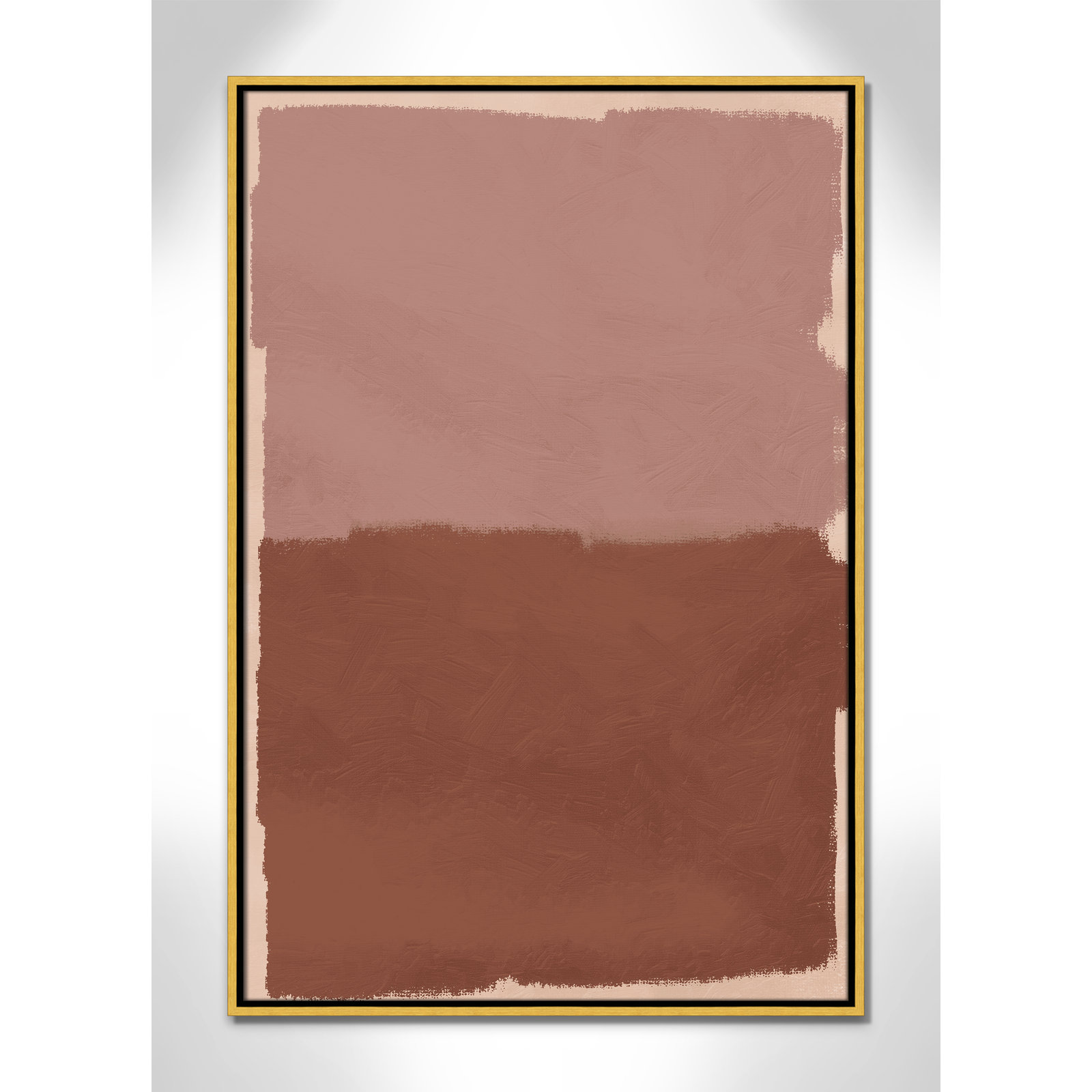 Hollow Delight Print by Marcus Prime, 25.5'' W x 37.5'' H, Gold Floater