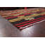 Tapis rouge/jaune en laine fait main kilim Anne-Terez