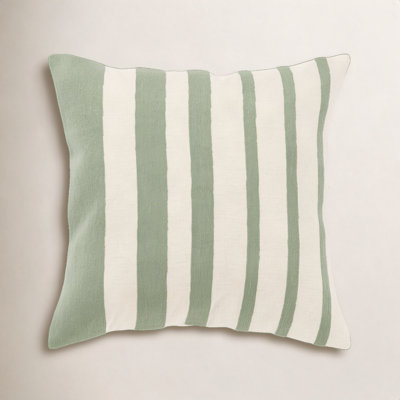 Karka 20" x 20" Embroidered Throw Pillow