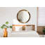 Huldar Glass Flat Wall Mirror