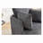 Corduroy Upholstered Swivel Chair-1493615627