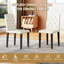 Ensemble de 4 chaises de salle à manger Pu-204023626-204023621