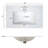 30 " W Freestanding Standard Free Standing 1 Single Vanity Bathroom Vanity With Resin Top-342532407
