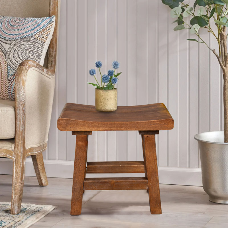 Solid Wood Accent Stool