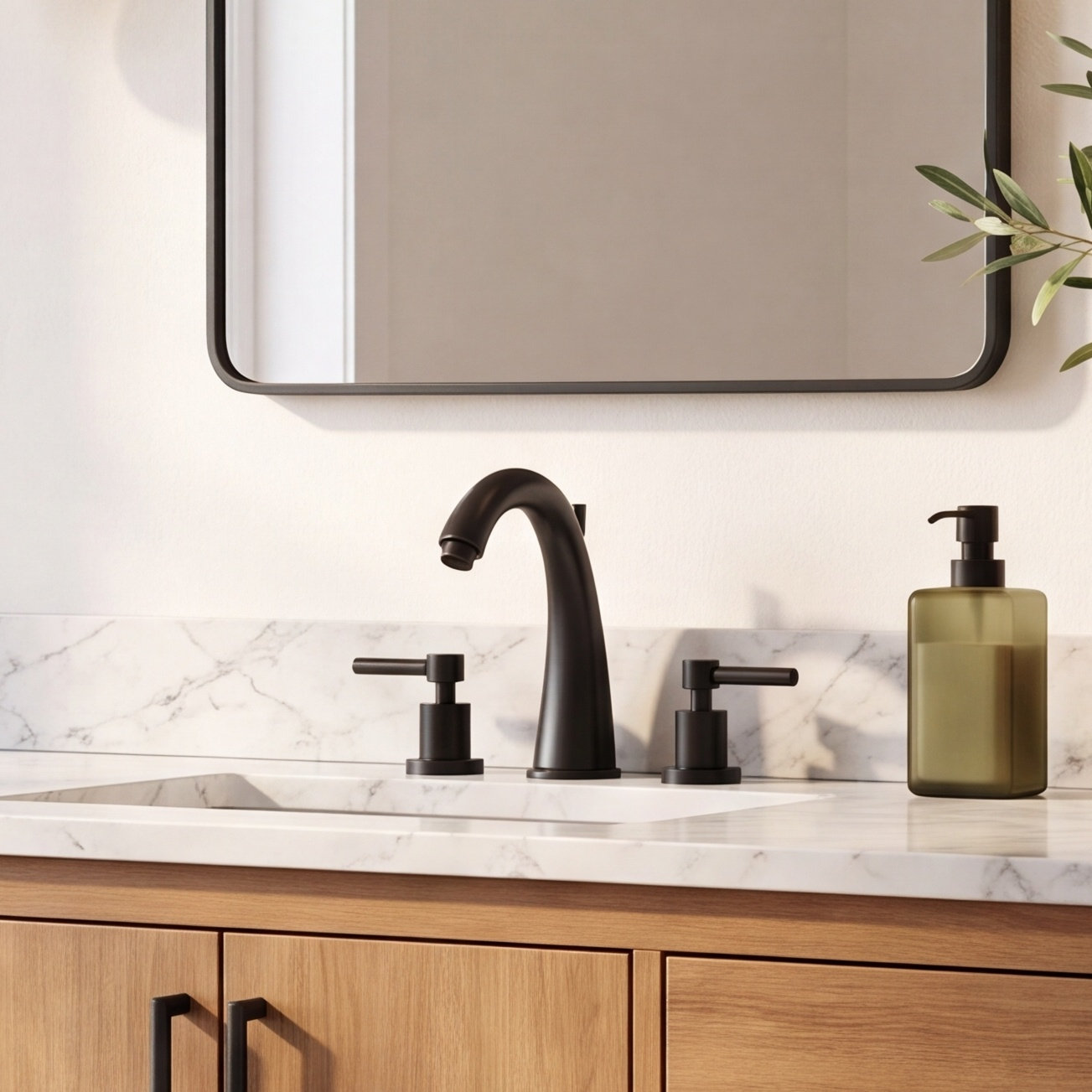 Kingston Brass Concord Two-Handle 3-Hole Deck Mount Widespread Bathroom Faucet with Brass Pop-Up Drain