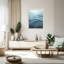 Coastal Retreat  Underwater Clouds XXI - Floater Frame Print on Canvas-51154657-128916222-128918236