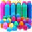 Fillable Easter Eggs With Hinge Bulk Colourful Bright Plastic Easter Eggs, Perfect For Easter Egg Hunt 50 Pieces.
