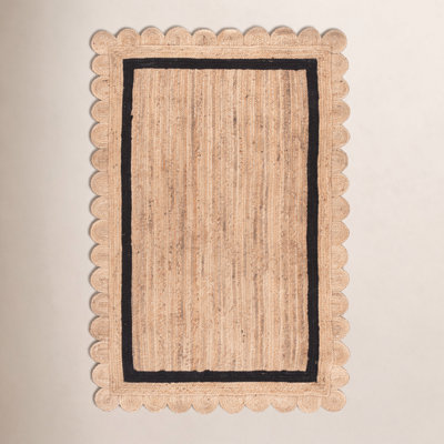 Inaki Hand-Woven Geometric Jute Rug
