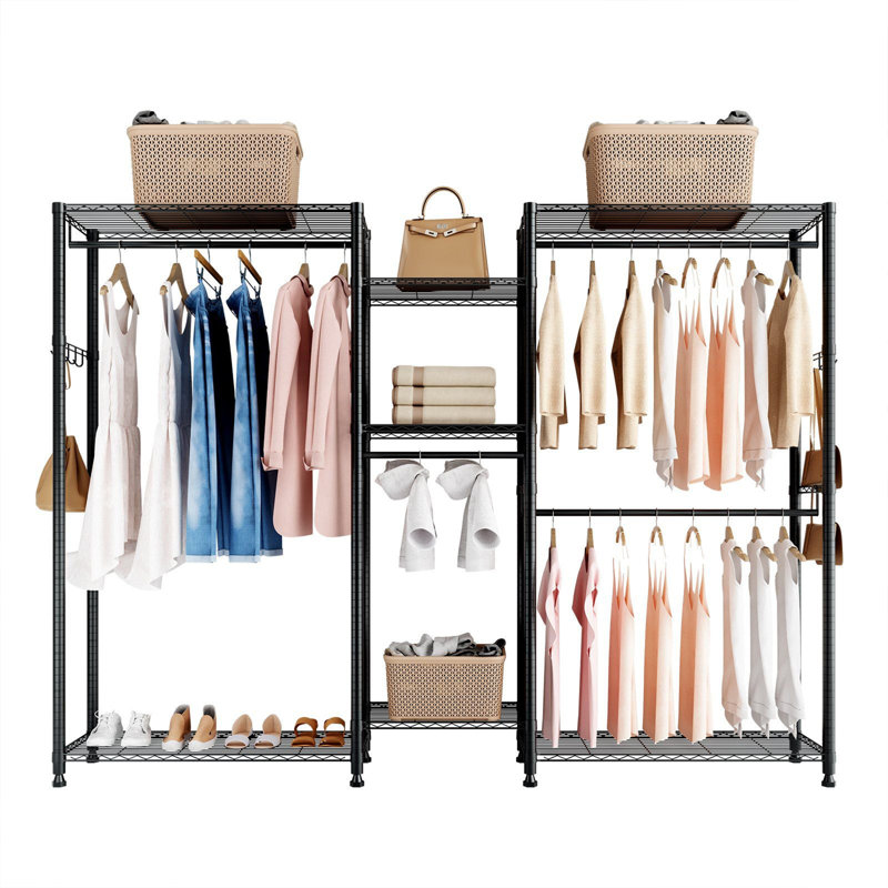 7 Adjustable Tiers Clothes Racks