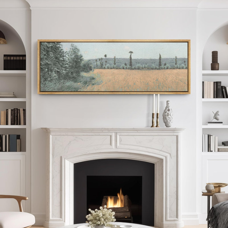 «Rustic Countryside», impression sur toile encadrée, H 20 po x l 60 po, Naturel