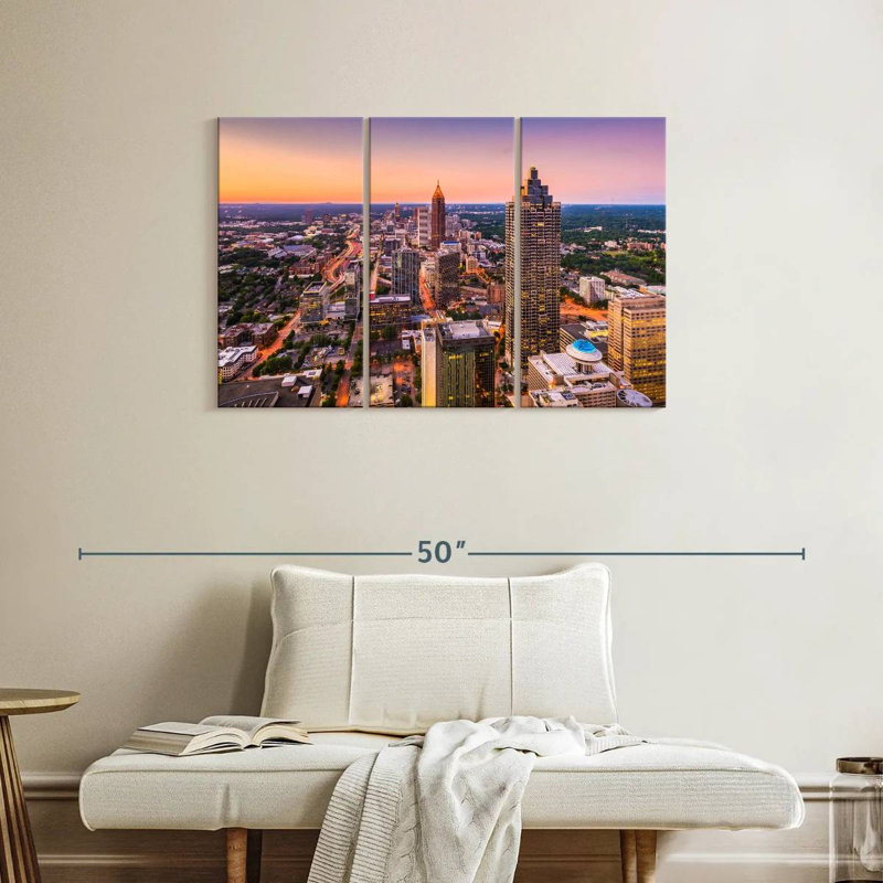 Nicci, Atlanta, horizon pastel, H 24 po x l 38 po