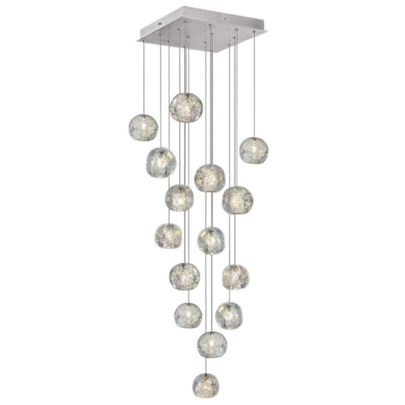 Natural Inspirations 15 - Light Cluster Pendant, Silver