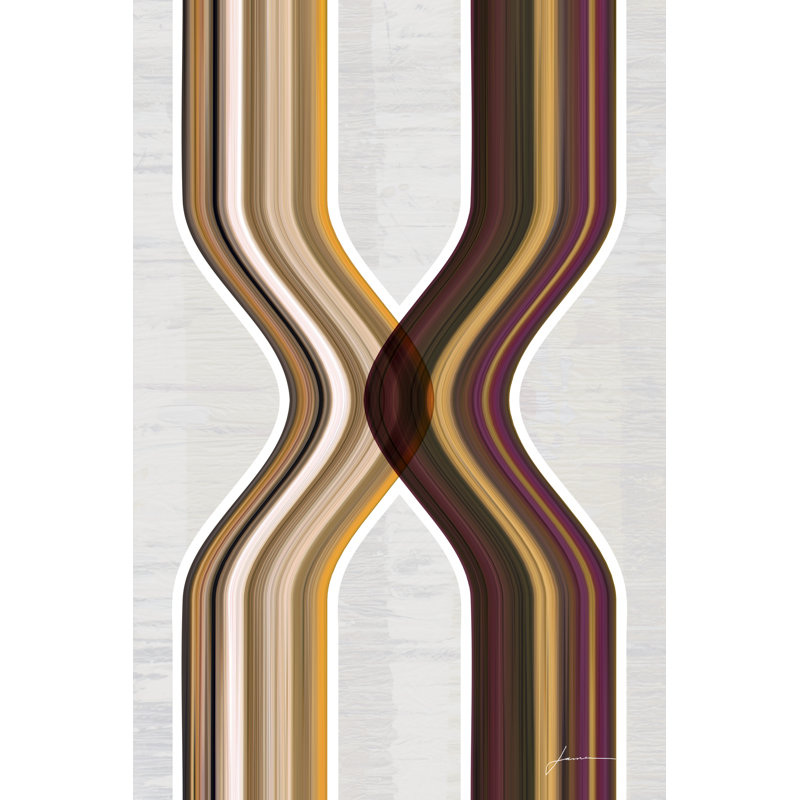 Modern Dance II by James Burghardt - Graphic Art, 91cm H x 61cm W, Wrapped Canvas
