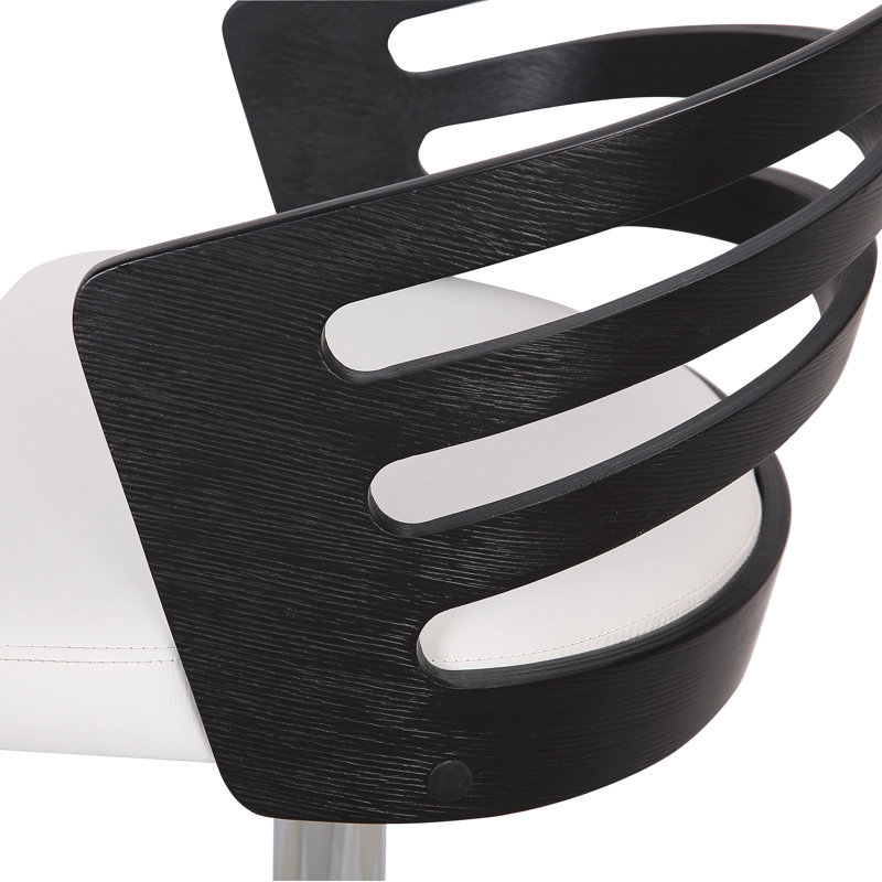 Tabouret pivotant à hauteur réglable, Noir