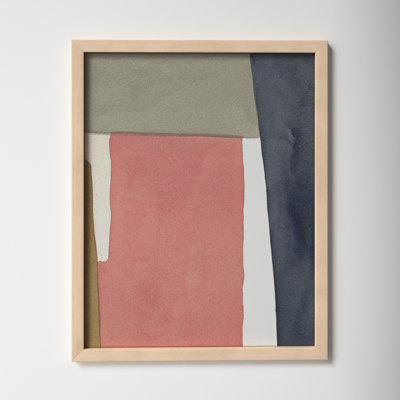 Warm Pink And Indigo by Julia Balfour