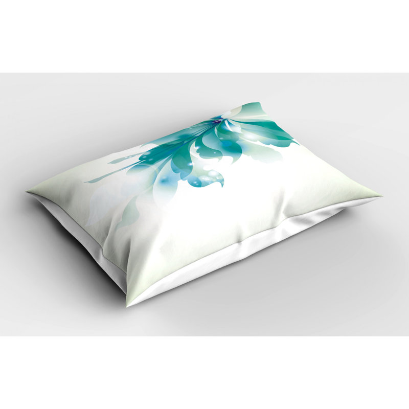 Flowers Polyester Sham Set, King