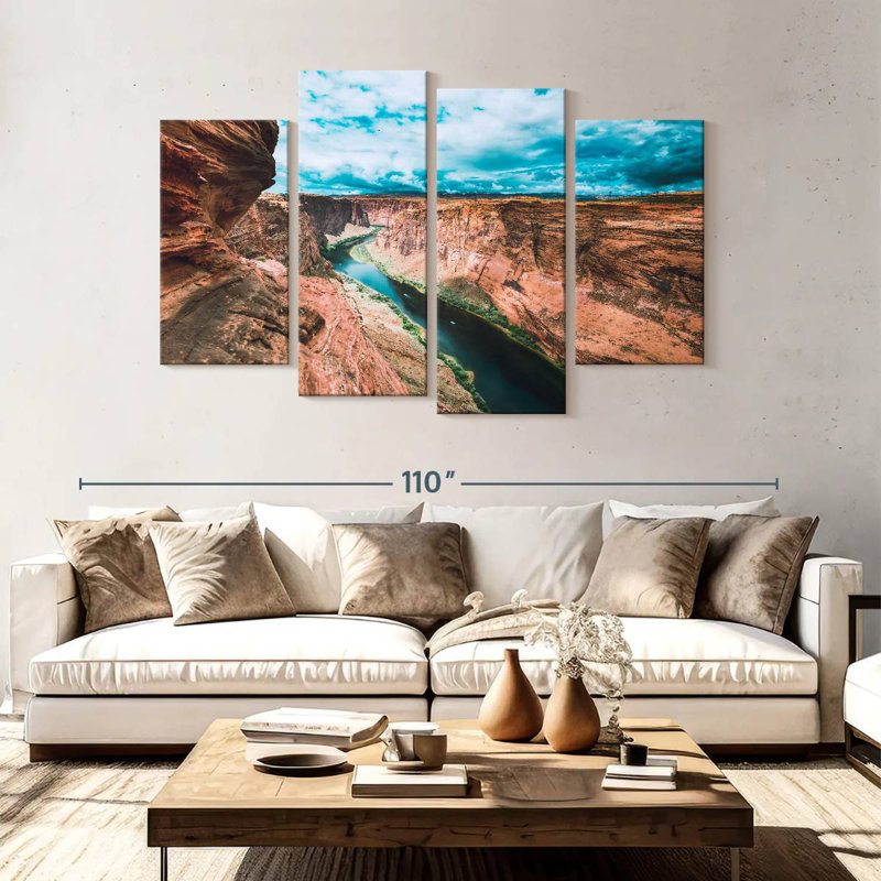 Ciel turquoise Alvord Grand Canyon, H 54 po x l 84 po