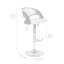 Tabouret de bar pivotant à hauteur réglable Chaffins en similicuir, base chromée-50232298-50232299