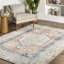 Tapis à motif de médaillon pour le salon, la chambre à coucher, la salle à manger et la cuisine Mattawa, pêche / beige-308798289