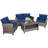 Marena 4 - Person Patio Conversation Set with Cushions