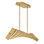 1 - Light Kitchen Island Rectangle Chandelier