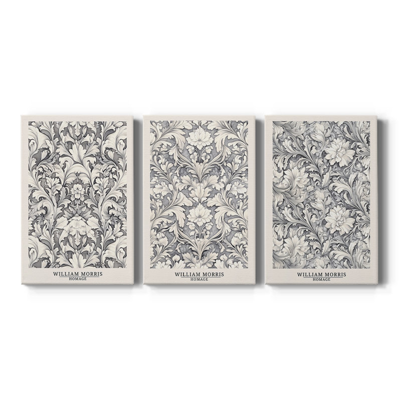 Série sur toile tendue sur mesure - 3 pièces, H 36 po x l 72 po