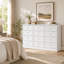 Commode 12 tiroirs blanche Delayla-989726519